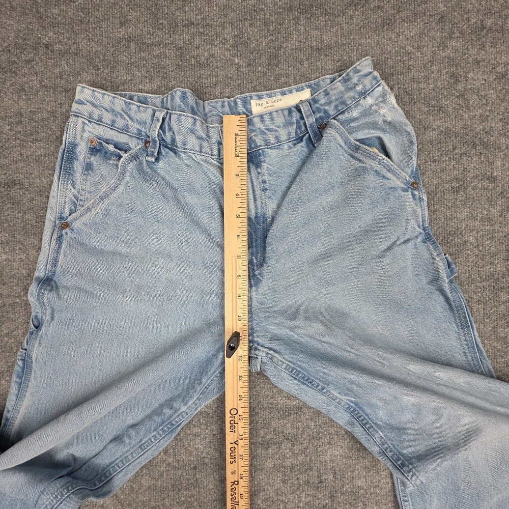 rag & bone Light Blue Wide Leg Jeans- 29 - Picture 14 of 16